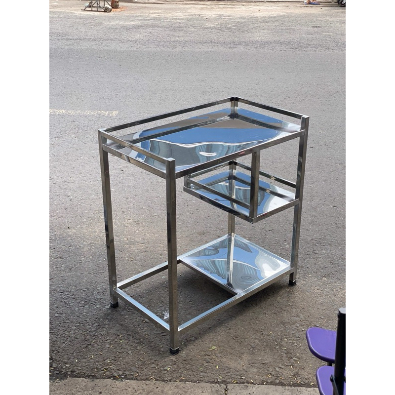 KỆ BẾP GA INOX 45x75 – GỌN GÀNG, CHẮC CHẮN, TIỆN LỢI 🔥
