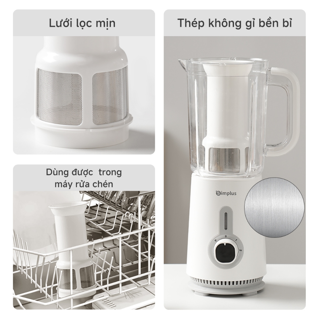 Product image Simplus Máy Xay Sinh Tố Đa Chức Năng Dung Tích 1.25L LLJH005 2