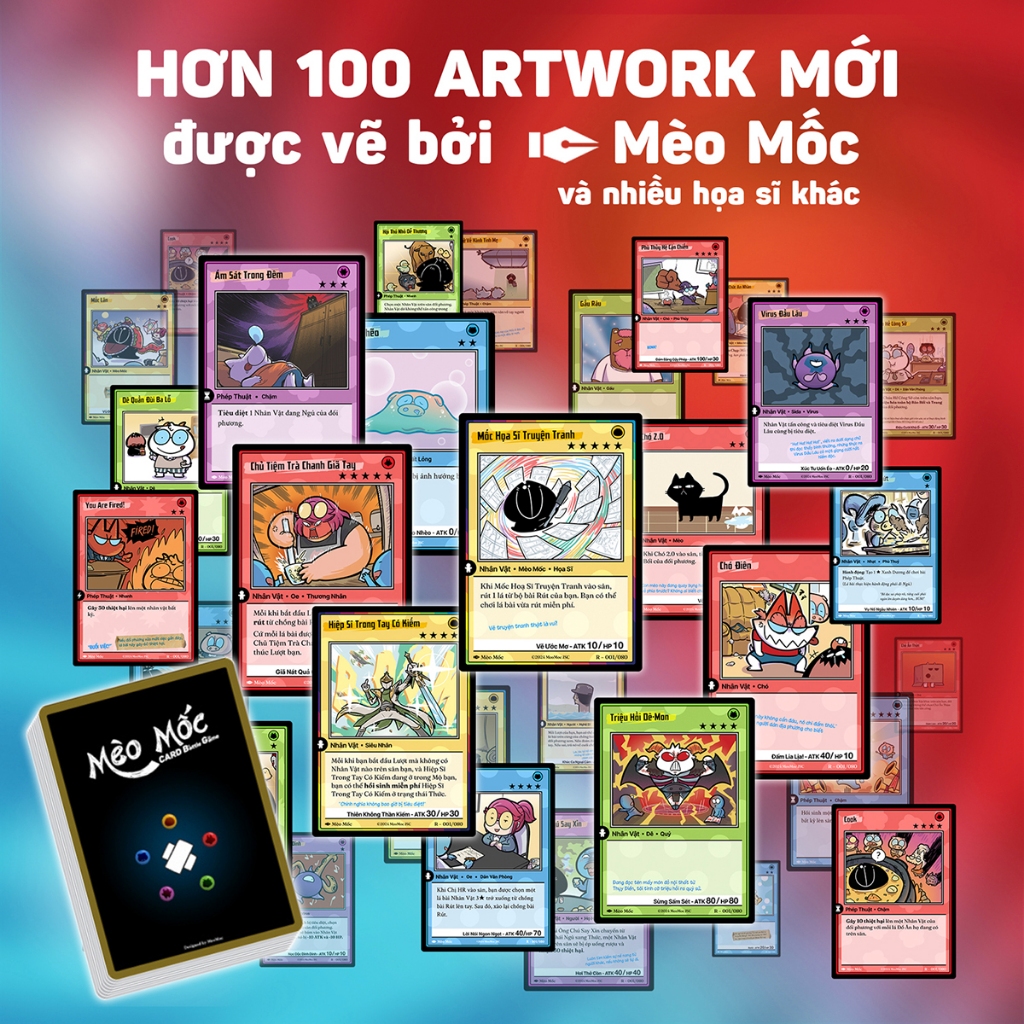 Ảnh Trò chơi thẻ bài Mèo Mốc Card Battle Game - Card Bo Góc Mèo Mốc - Game thẻ bài đối kháng Mèo Mốc TCG 3