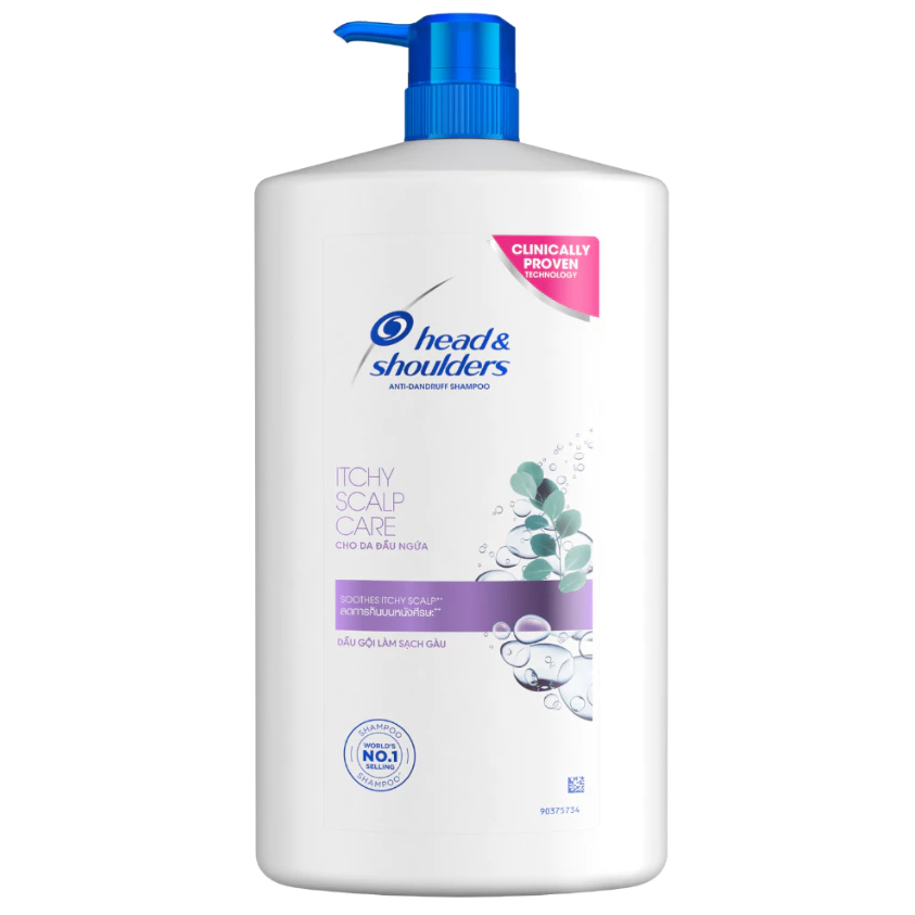 Dầu Gội Sạch Gàu HEAD&SHOULDERS Giảm Ngứa Da Đầu - Chai 1800ML