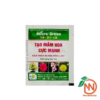 Combo 10 gói Siêu Kích Hoa 10g | Phân Bón Tạo Mầm Hoa Mạnh | 16-31-16 Micro-Green
