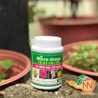 Phân Bón NPK 16-31-16 Micro Green 100g - Phân Bón Chuyên Kích Hoa