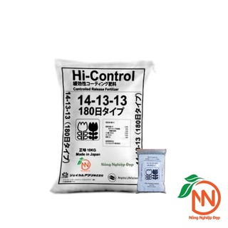 Phân Tan Chậm Chì Nhật Bản 14-13-13 Gói 500g - Bán Lẻ Từ Bao 10kg - Hi Control 180 Ngày