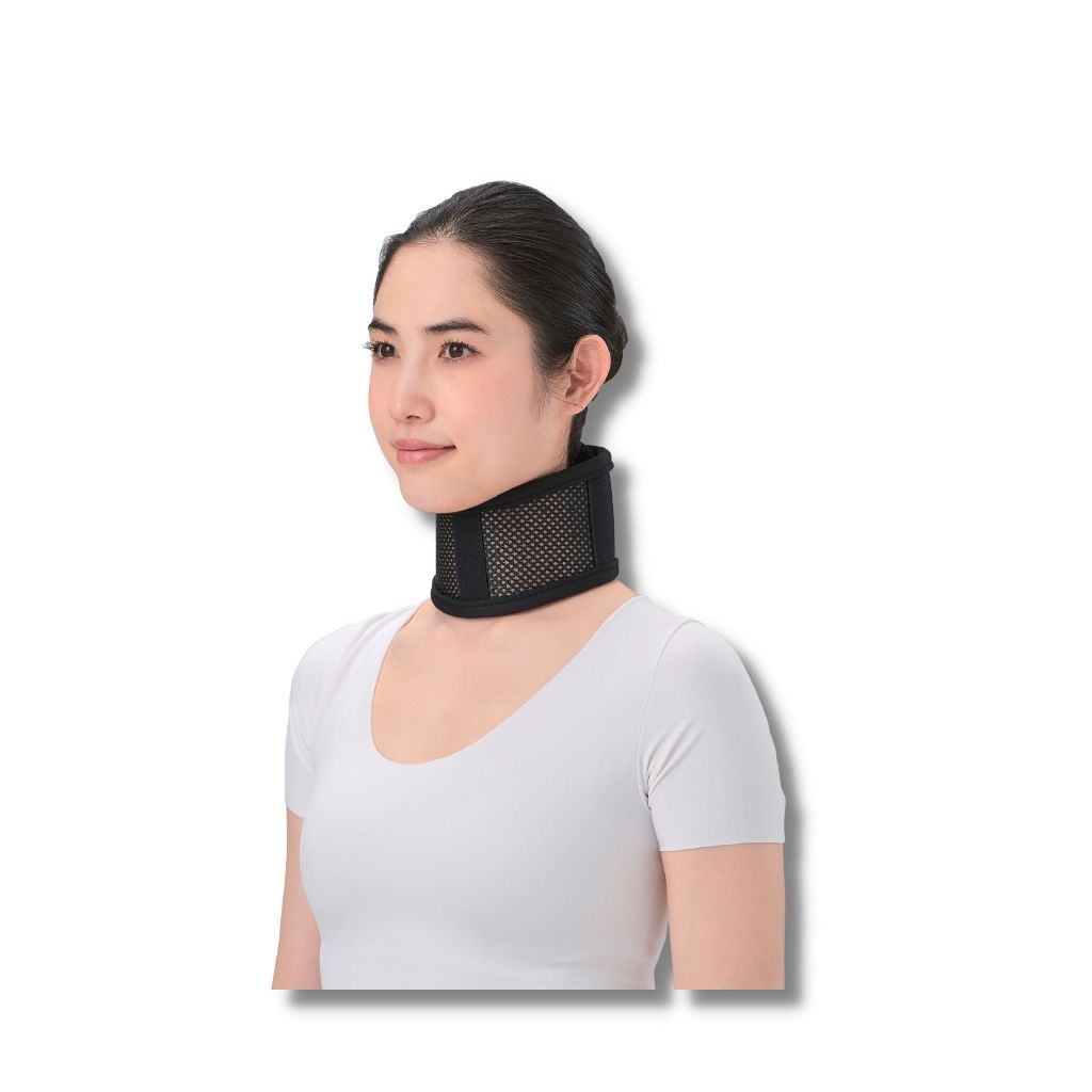 Đai nẹp cổ thoáng khí Bonbone Breathable Neck Supporter hỗ trợ phục hồi tổn thương vùng cổ - Huyle