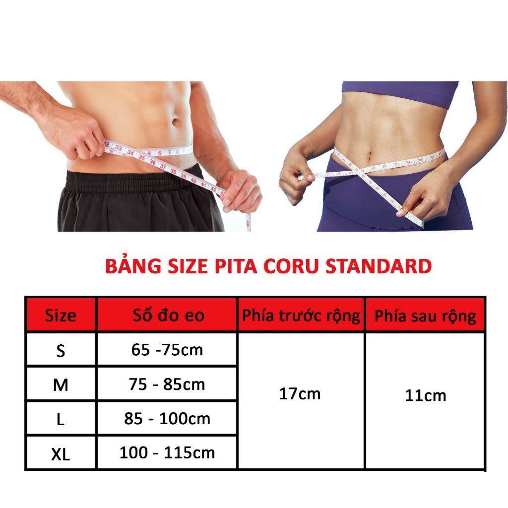 Đai lưng CHÍNH HÃNG Bonbone Pita Coru hỗ trợ đau lưng, cột sống, thoát vị đĩa đệm