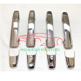 Ốp tay nắm, hõm cửa xe Toyota Veloz Cross đời 2022 - HIỆN NAY - nhựa ABS Mạ Crom cao cấp, sáng bóng