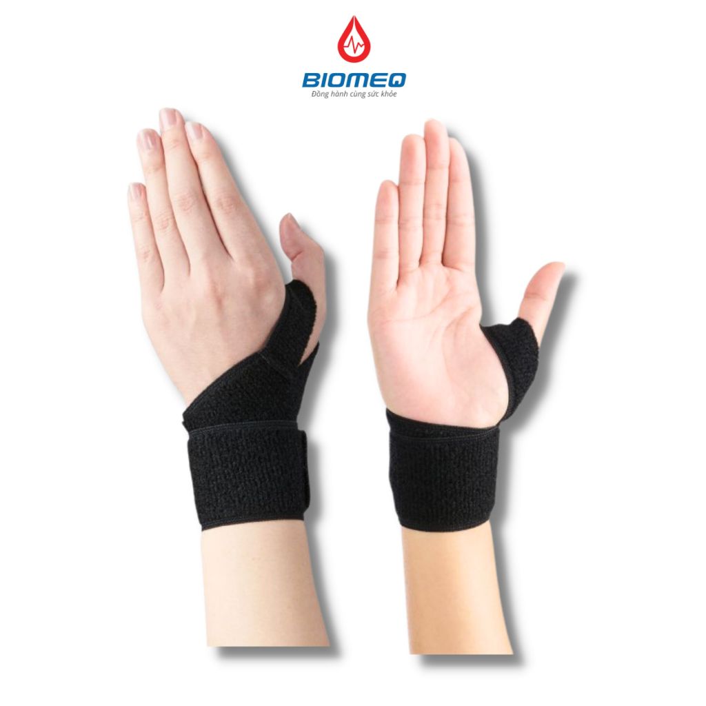Đai cố định cổ tay Bonbone Wrist Bandage Freesize chất liệu đàn hồi, phù hợp cho người chơi thể thao
