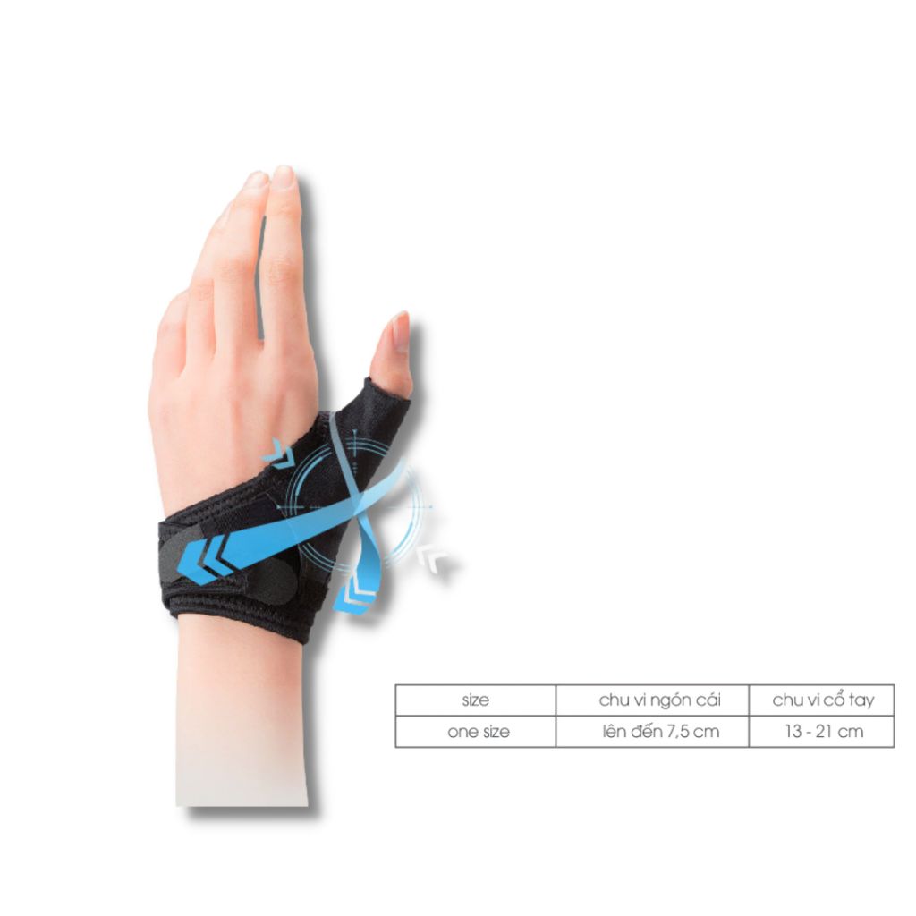 Đai ngón tay cái Bonbone MP Stabilizer cố định khớp ngón cái, đai dễ quấn, khó tuột