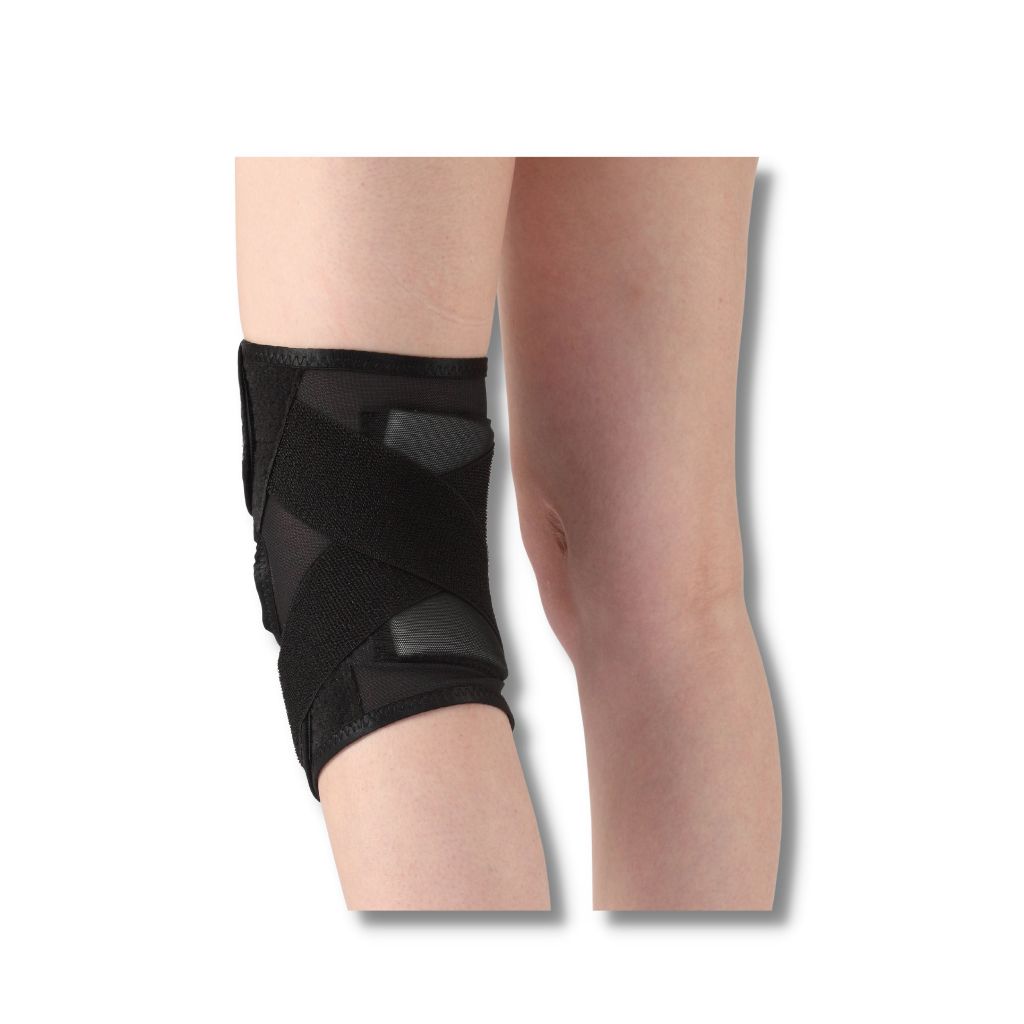 Đai cố định đầu gối Bonbone Thin PF Cross Belts chất liệu thoáng khí, mềm mại, an toàn cho mọi loại da
