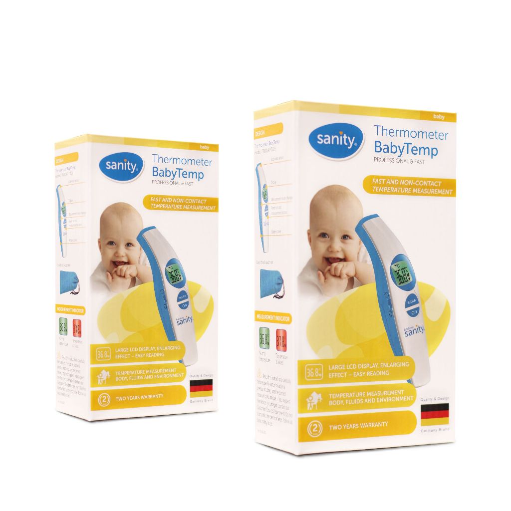 Nhiệt kế điện tử hồng ngoại Sanity AP 3116 đo trán, đo đa năng tự động chính xác trong 1s