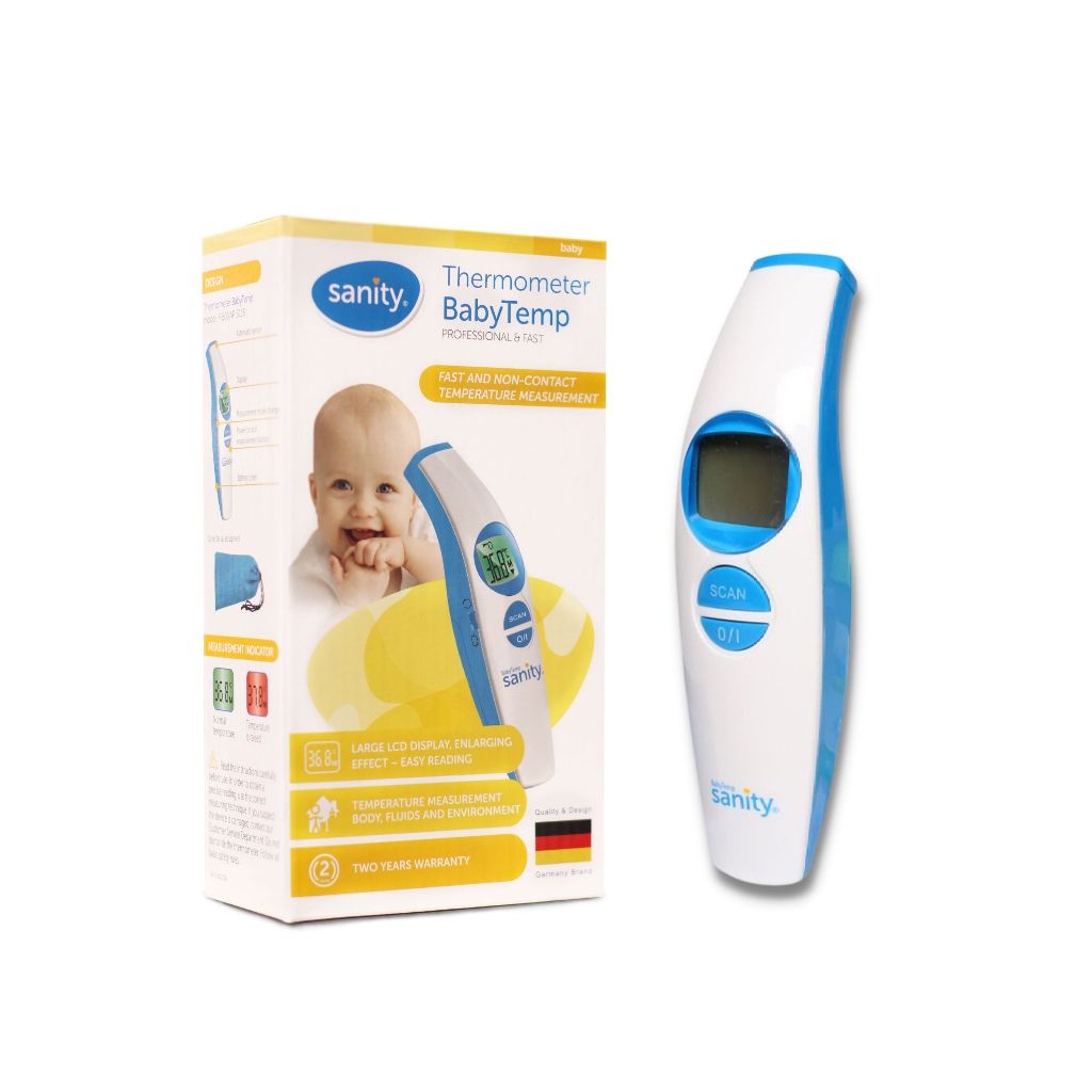 Nhiệt kế điện tử hồng ngoại Sanity AP 3116 đo trán, đo đa năng tự động chính xác trong 1s
