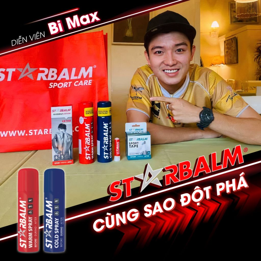 Gel lạnh thể thao Starbalm Cold Gel 100ml làm mát cơ xử lý căng cơ, bầm tím bong gân khớp