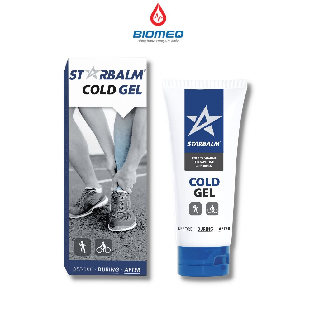 Gel lạnh thể thao Starbalm Cold Gel 100ml làm mát cơ xử lý căng cơ, bầm tím bong gân khớp