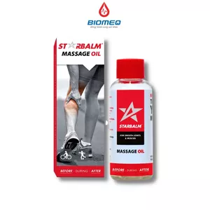 Dầu xoa bóp Starbalm Massage Oil 50ml dầu nóng xoa bóp, massa cơ bắp nhức mỏi vùng vai gáy, cổ, chân tay
