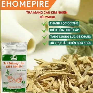 Túi 250gr Trà Mãng Cầu Kim Nhiên - Bí Mật Sức Khỏe Tự Nhiên - Hỗ Trợ Chống Ung Thư, Hạ Huyết Áp