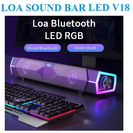 Loa Thanh Máy Tính Bluetooth Để Bàn Niye V18 Pro Led Rgb Loa Vi Tính ...