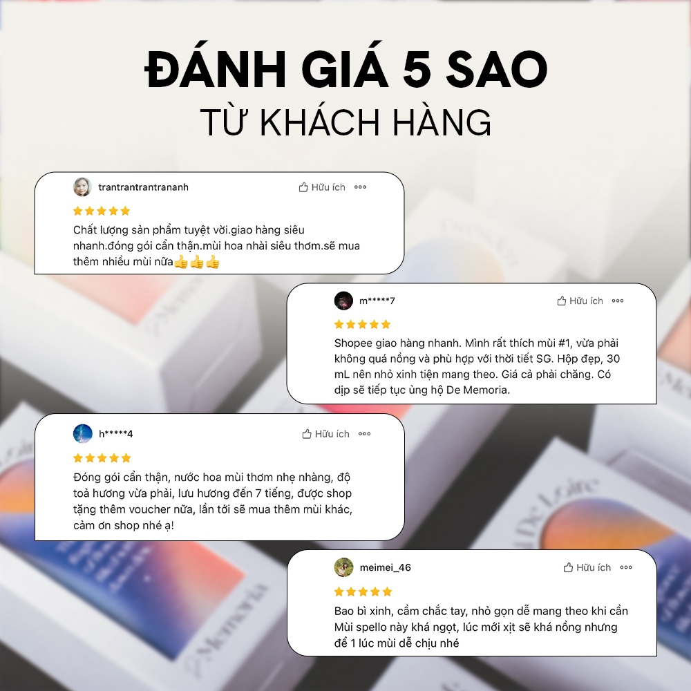 Ảnh Nước Hoa Nữ Thơm Lâu De Memoria Mê Hoặc, Muôn Hoa Nở Rộ (30ml) - Spello 01 BST Ký Ức Đầu Tiên 4