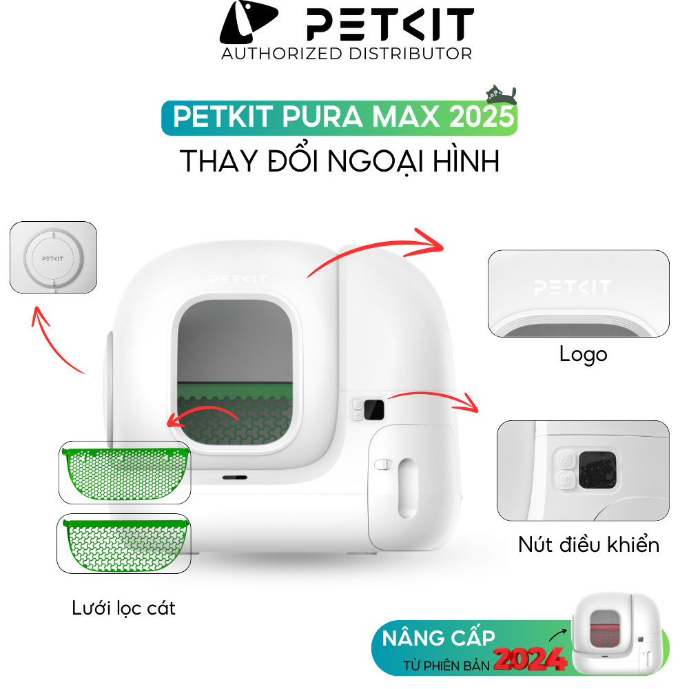 Ảnh Máy vệ sinh cho mèo PETKIT Pura Max 2025 Thiết Kế Nâng Cấp Tăng Hiệu Quả Hoạt động 2