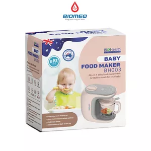 Máy làm thức ăn dặm cho bé BioHealth BH003 tích hợp nhiều tính năng
