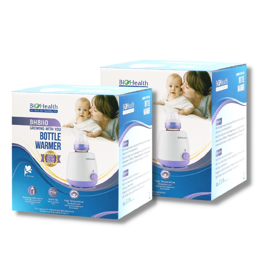 Máy hâm sữa BioHealth BH8110 làm nóng nhanh băng hơi nước hâm thức ăn và tiệt trùng vật dụng