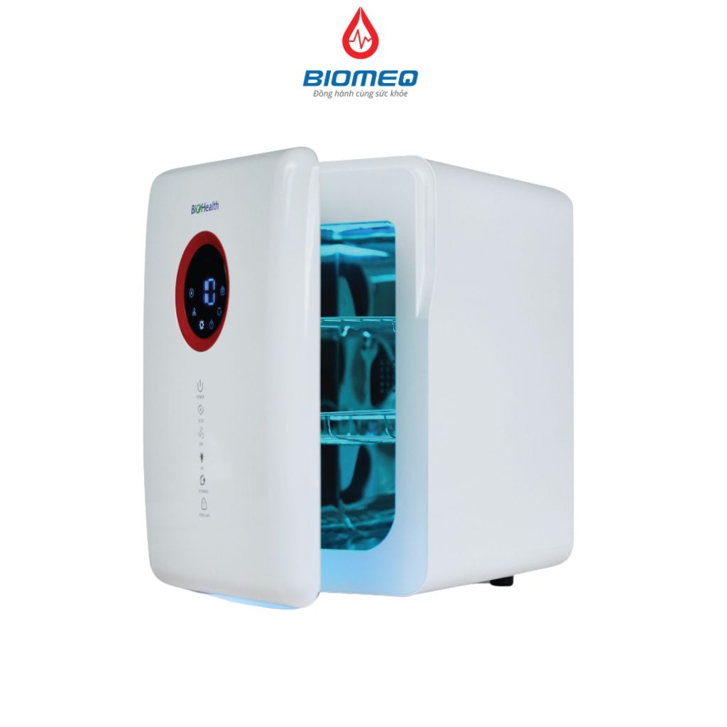 Máy tiệt trùng UV cửa ngang 18L Biohealth BH5700 tiệt trùng, sấy khô mọi vật dụng