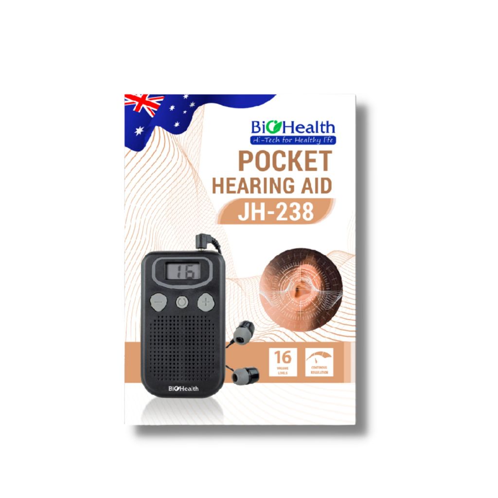 Máy trợ thính bỏ túi có dây Biohealth JH-238 tai nghe trợ thính headphone âm thanh chất lượng cao