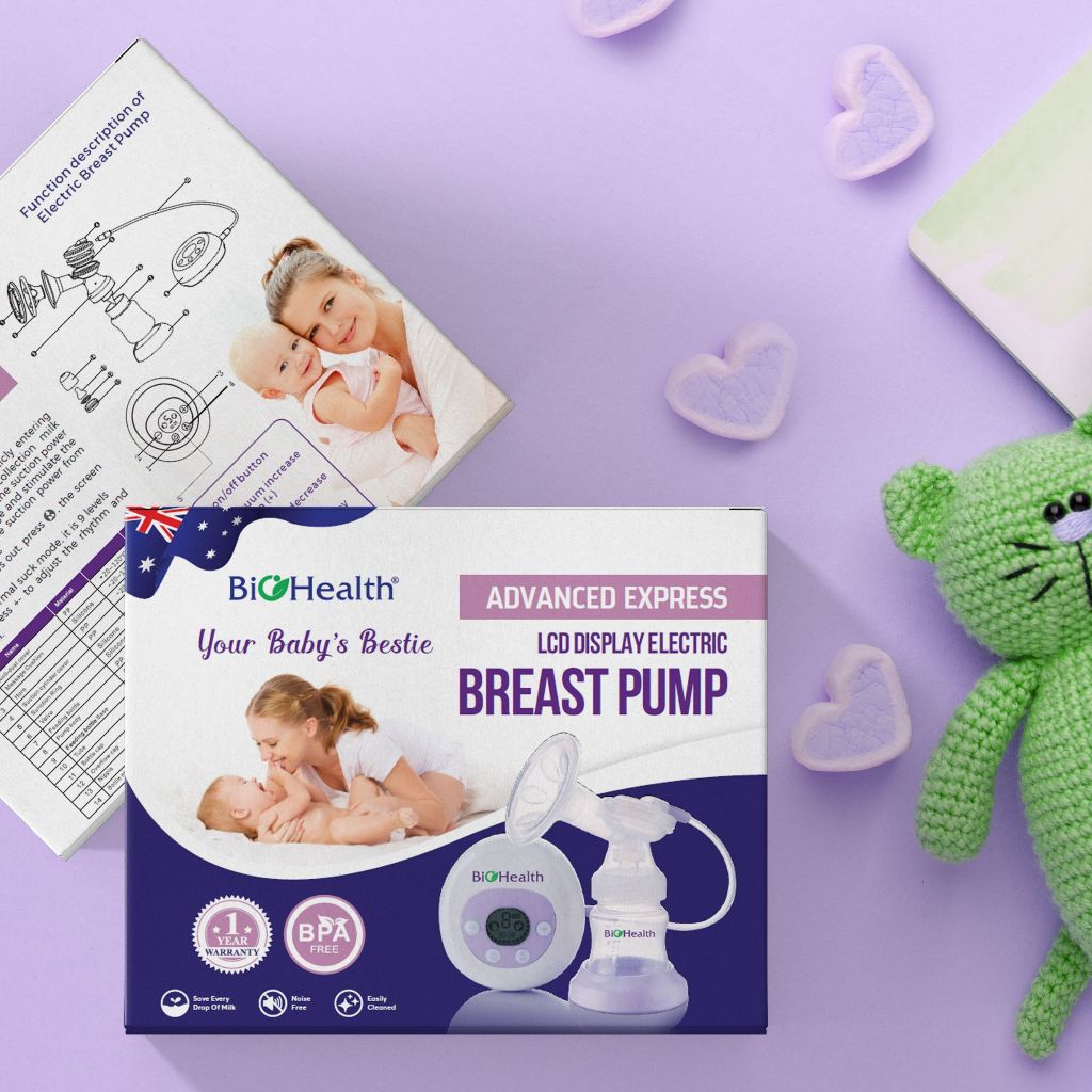 Máy hút sữa điện đơn Biohealth AE Basic chất liệu không BPA an toàn cho bé, mát xa êm ái cho mẹ