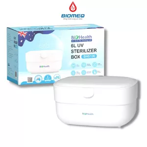 Hộp tiệt trùng UV 6L Biohealth BH5100 tích hợp sấy khô, nhanh chóng dễ sử dụng - Bảo hành 1 năm