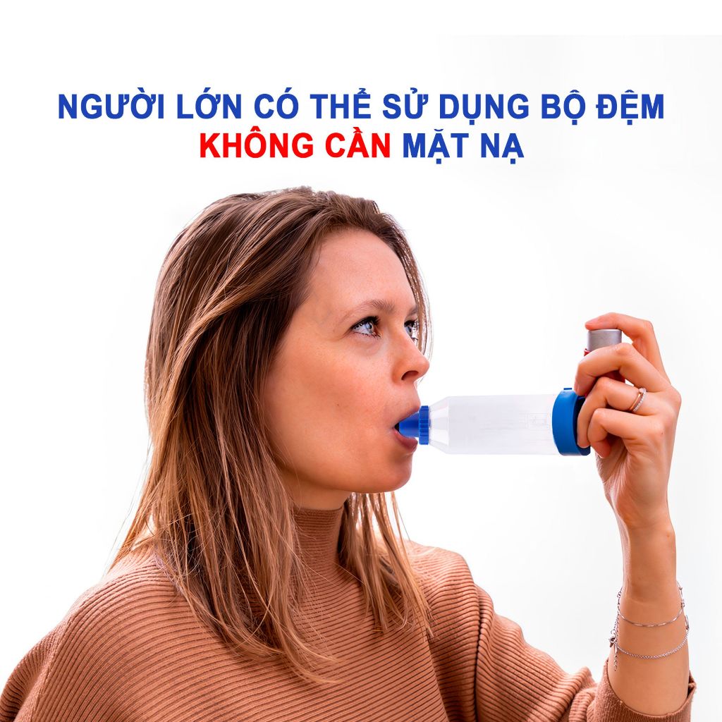 Buồng đệm khí dung buồng hít hen suyễn BioHealth BH01 tiện lợi cho cả trẻ nhỏ - Huy Le