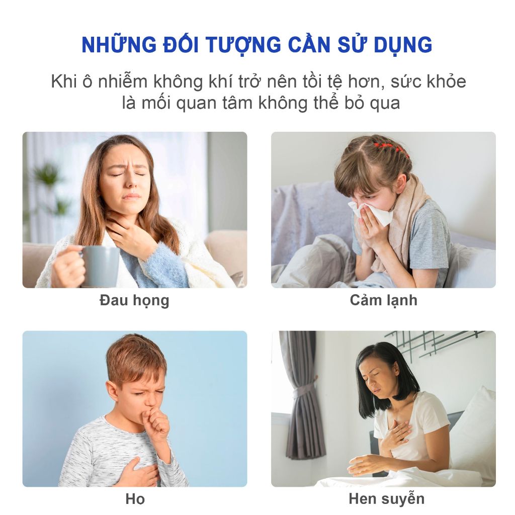 Buồng đệm khí dung buồng hít hen suyễn BioHealth BH01 tiện lợi cho cả trẻ nhỏ - Huy Le
