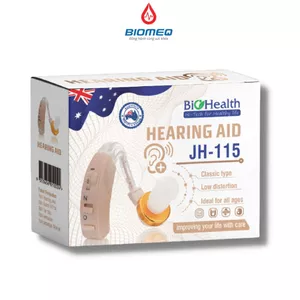Máy trợ thính đeo tai không dây BioHealth JH-115 tai nghe khuyếch đại âm tiên tiến giảm ồn tốt
