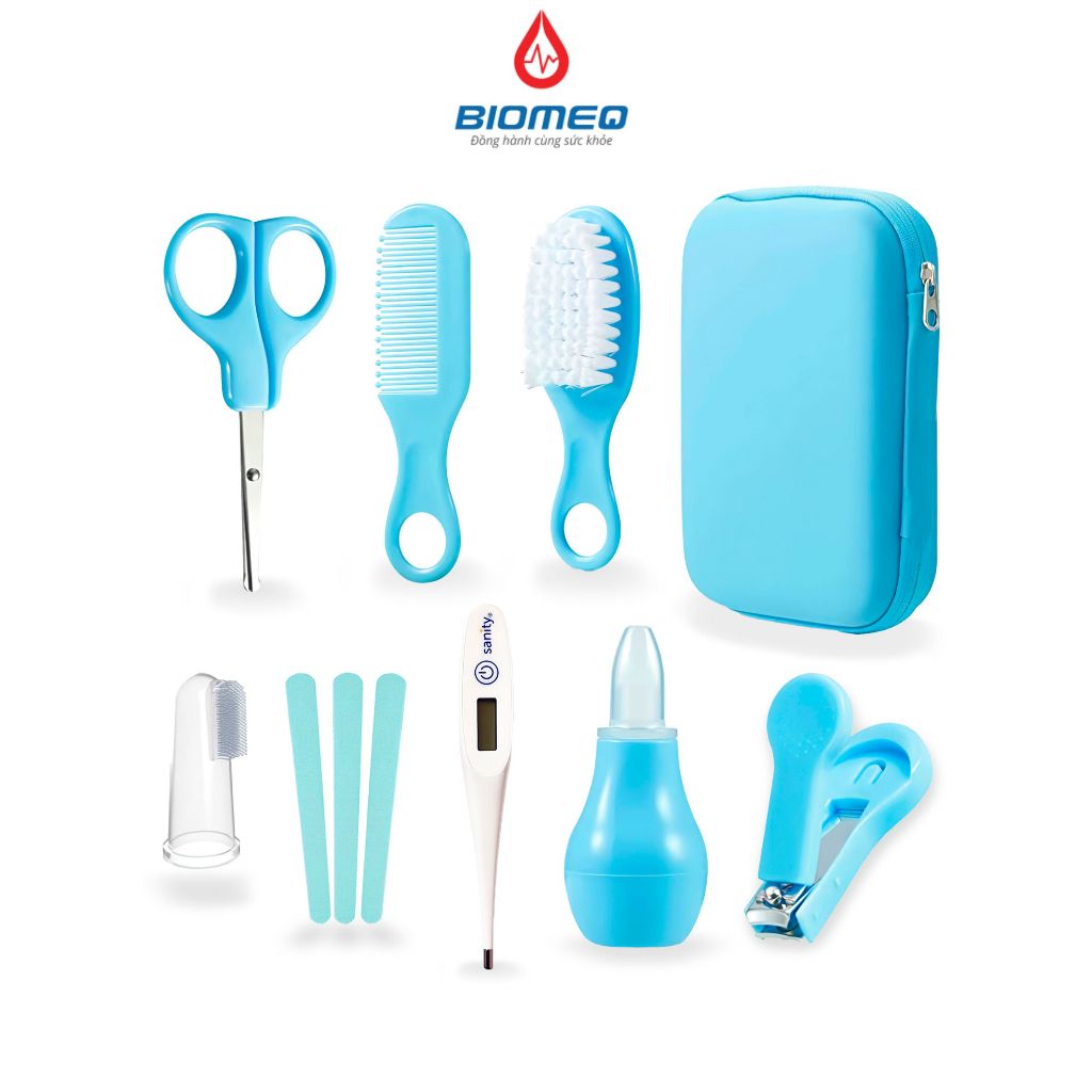 Bộ chăm sóc cá nhân cho bé BioHealth Baby Care combo 8 món vật dụng an toàn cho trẻ em