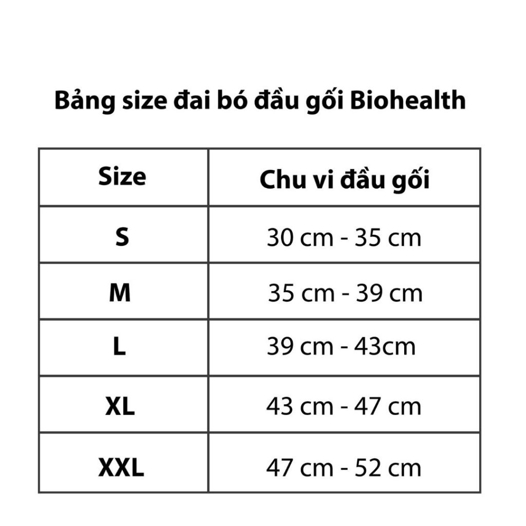 Đai bó gối, cổ chân Biohealth Ankle Support cố định khớp gối mắt cá cổ chân (1 chiếc)