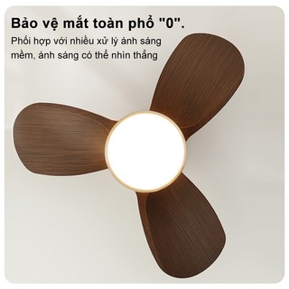 【COD】Quạt trần đèn LED ba màu 24/28 inch Gogeous Quạt trần đèn phòng khách /phòng ngủ
