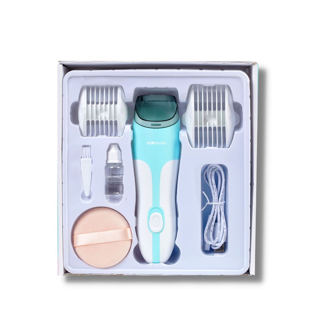 Tông đơ cắt tóc và hút tóc tự động thông minh Biohealth MK963 cho trẻ em
