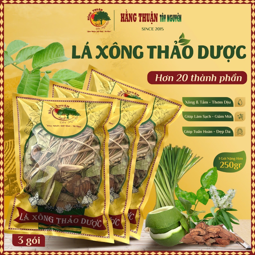 Lá Xông Thảo Dược Hằng Thuận Tây Nguyên