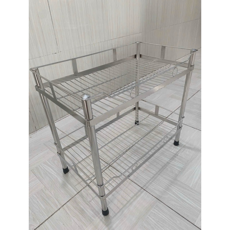 kệ inox hai tầng giá tại xưởng(nhận đặt hàng theo yêu cầu