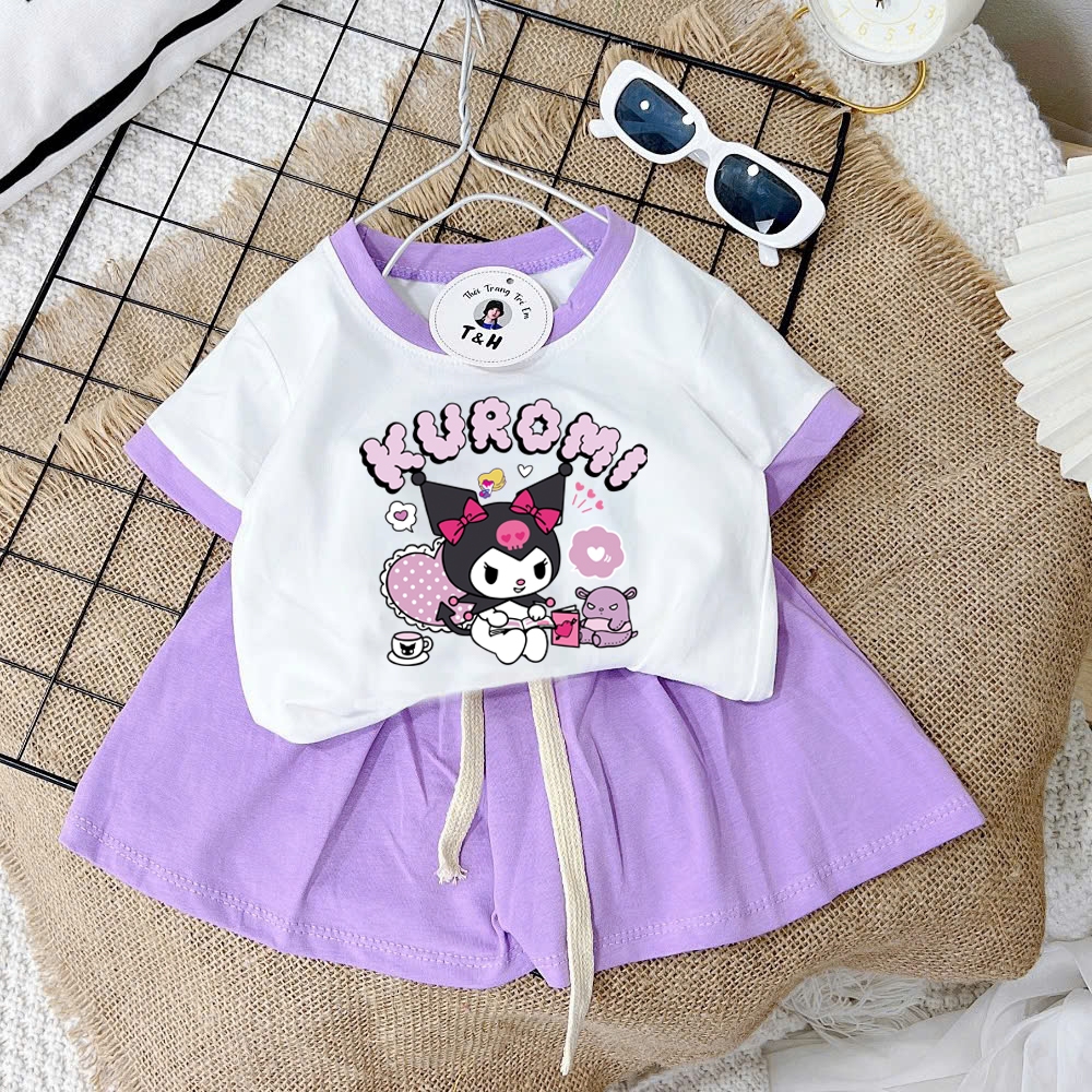 [8-40Kg] Đồ bộ bé gái HOT TREND chất vải dày mịn thoáng mát được các bé yêu thích BGP01