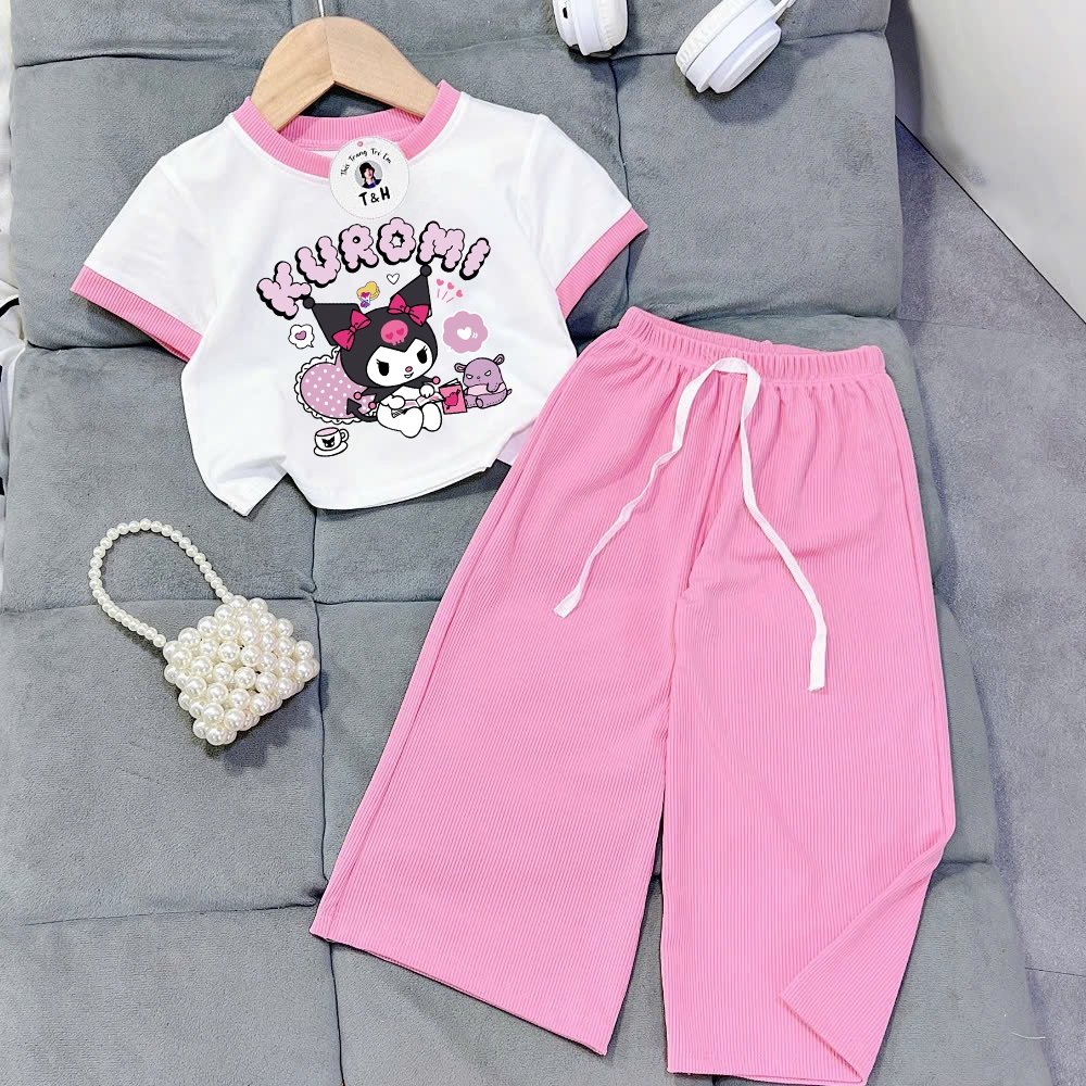 [8-40Kg] Đồ bộ bé gái HOT TREND chất vải dày mịn thoáng mát được các bé yêu thích BGP01