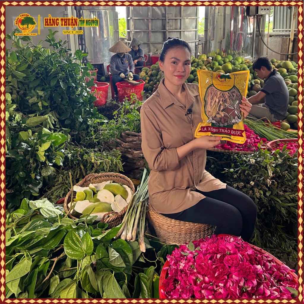 Lá Xông - Lá Tắm Thảo Dược Hằng Thuận Tây Nguyên