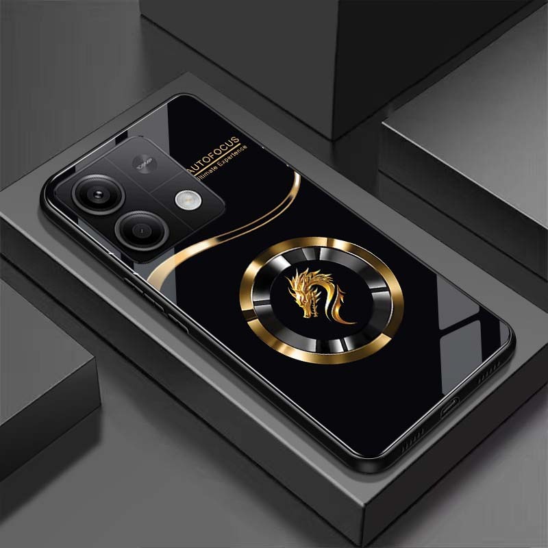 Ốp Lưng cho XIAOMI REDMI NOTE 13 4G, 13 5G, 13 PRO 4G, 13 PRO 5G Mặt lưng kính cường lựcSang Trọng, Chống Trầy, Bảo Vệ T