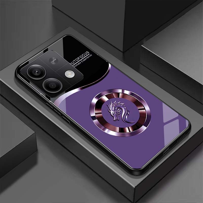 Ốp Lưng cho XIAOMI REDMI NOTE 13 4G, 13 5G, 13 PRO 4G, 13 PRO 5G Mặt lưng kính cường lựcSang Trọng, Chống Trầy, Bảo Vệ T