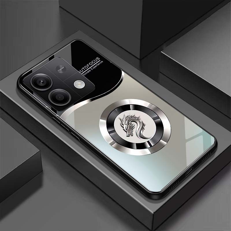 Ốp Lưng cho XIAOMI REDMI NOTE 13 4G, 13 5G, 13 PRO 4G, 13 PRO 5G Mặt lưng kính cường lựcSang Trọng, Chống Trầy, Bảo Vệ T
