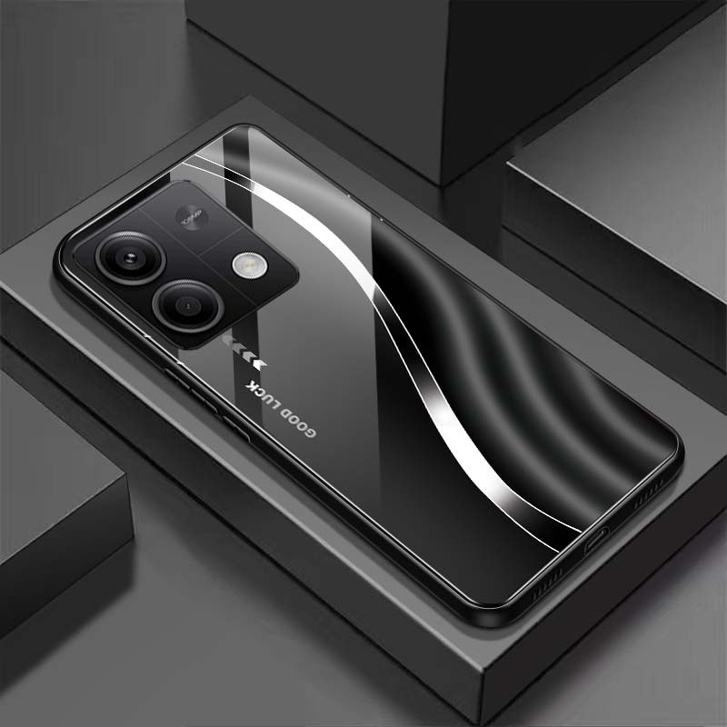 Ốp Lưng cho XIAOMI REDMI NOTE 13 4G, 13 5G, 13 PRO 4G, 13 PRO 5G Mặt lưng kính cường lựcSang Trọng, Chống Trầy, Bảo Vệ T