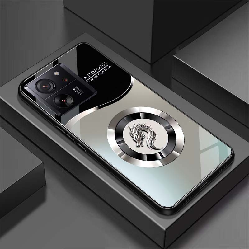 Ốp Lưng cho XIAOMI 13T 5G, 13T PRO 5G Mặt lưng kính cường lực, cao cấp Họa tiết