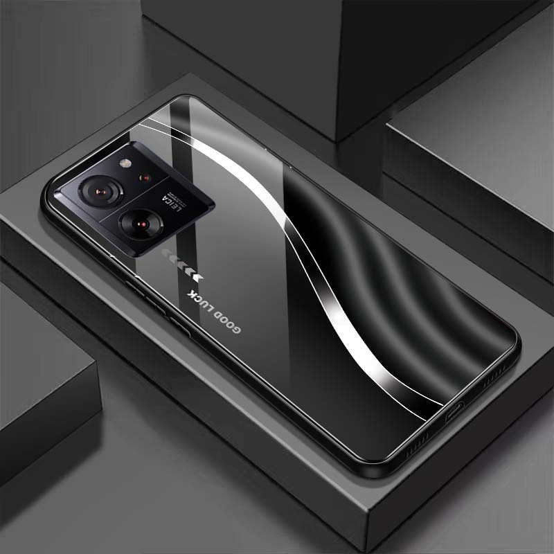 Ốp Lưng cho XIAOMI 13T 5G, 13T PRO 5G Mặt lưng kính cường lực, cao cấp Họa tiết