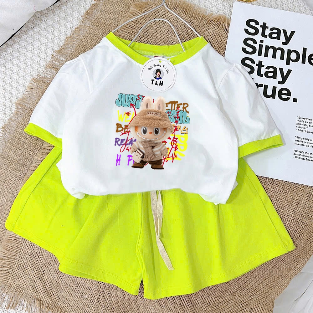 [8-40Kg] Đồ bộ bé gái HOT TREND chất vải dày mịn thoáng mát được các bé yêu thích BGP03