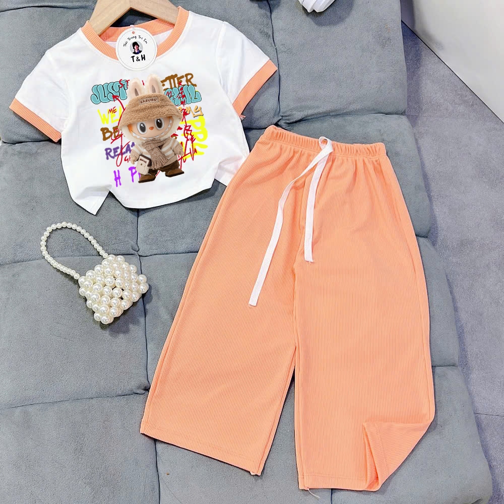 [8-40Kg] Đồ bộ bé gái HOT TREND chất vải dày mịn thoáng mát được các bé yêu thích BGP03