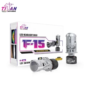 Bi mini h4 titan moto f15 lắp đặt như zin cho các dòng xe chân H4 oto và xe máy chính hãng bh 12 năm