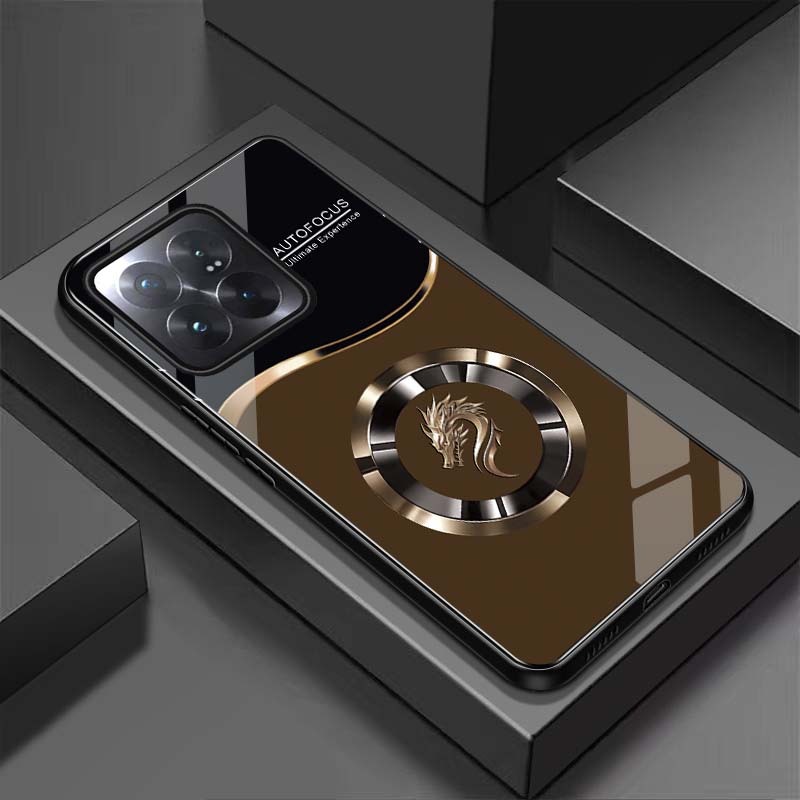 Ốp Lưng cho XIAOMI 14 5G, 14 PRO 5G Mặt lưng kính cường lực, cao cấp Họa tiết